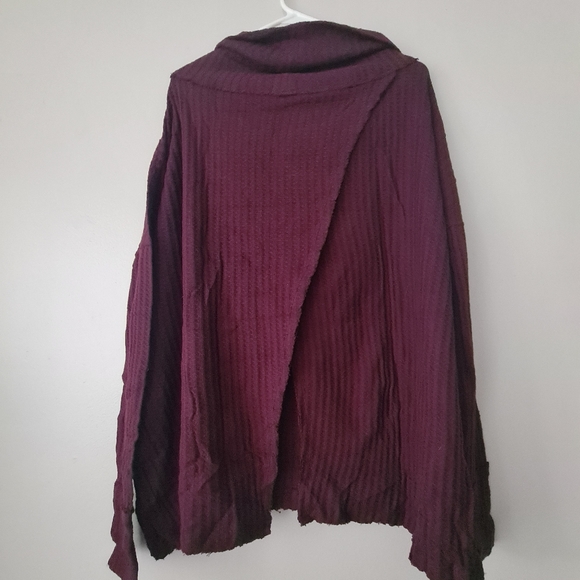 Free People Juicy Long Sleeve Top in Wine - Picture 9 of 9